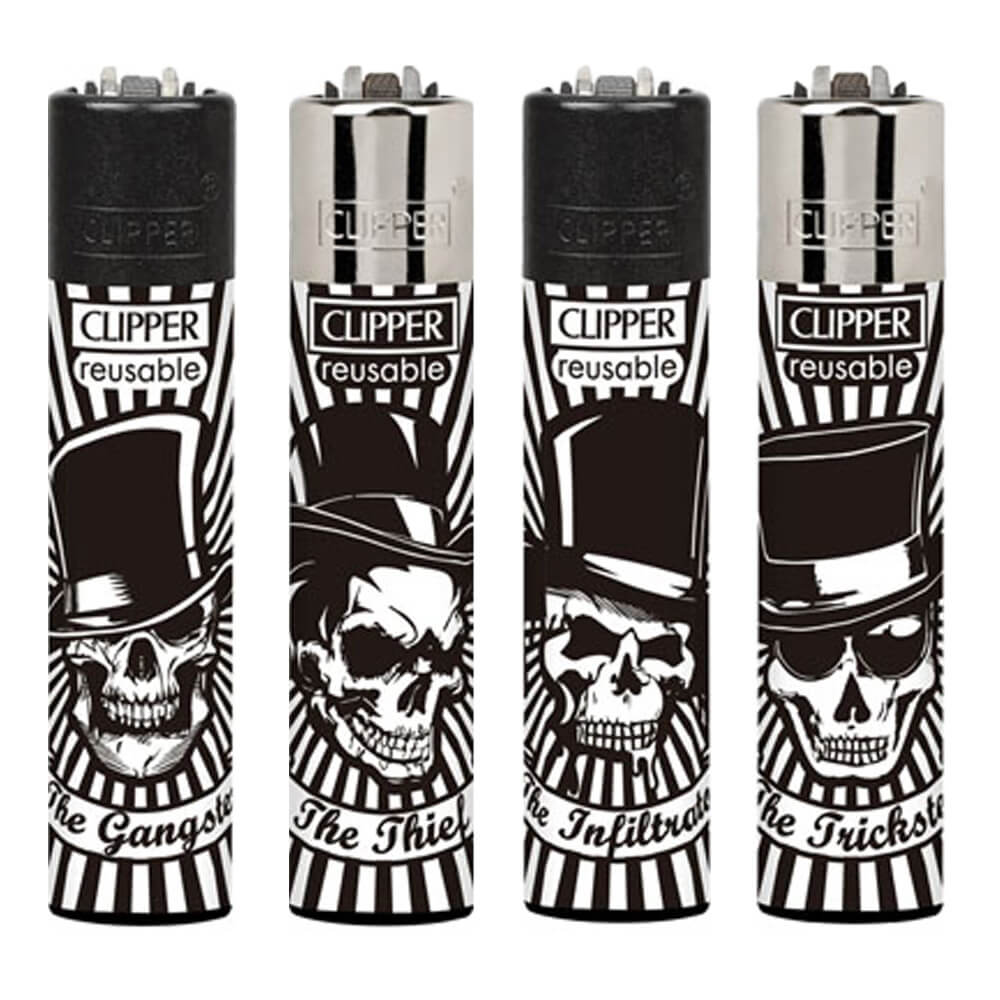 MECHERO CLIPPER CALAVERAS