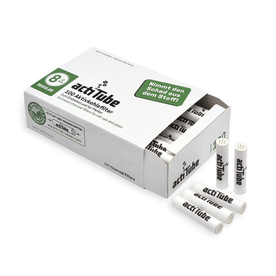 ACTITUBE 8 MM CAJA DE 100 FILTROS