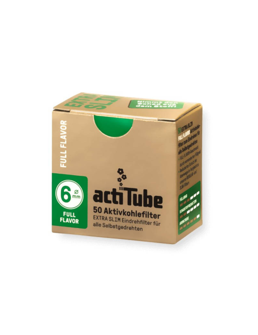 ACTITUBE FULL FLAVOR SLIM 6 MM 50 FILTROS